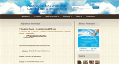 Desktop Screenshot of parafia-opatkowice.pl